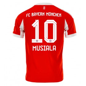 Pánské fotbalový oblečení Bayern Munich Jamal Musiala #10 Domácí košile 2025-26 Krátkým Rukávem
